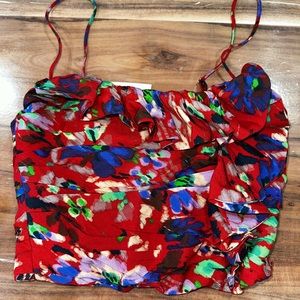 Zara Ruffle Crop Top